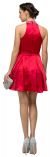 Jeweled Collar Two Piece Short Homecoming Party Dress back
